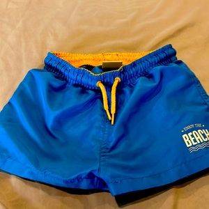 Zara Boys blue Swim Trunks Size 3/4